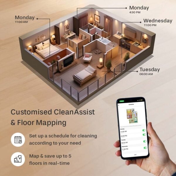 Forbes Robo LVac Voice Nuo Robotic Vacuum Cleaner - Image 5