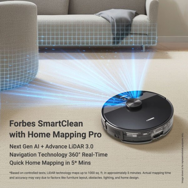 Forbes Smartclean With Home Mapping Pro Robotic Vacuum Cleaner - Image 7