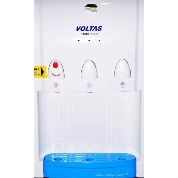 VOLTAS Water Dispenser 2.5 LPH ‎Hot, Normal & Cold White Table Top, WD MINIMAGIC PURE T - Image 3