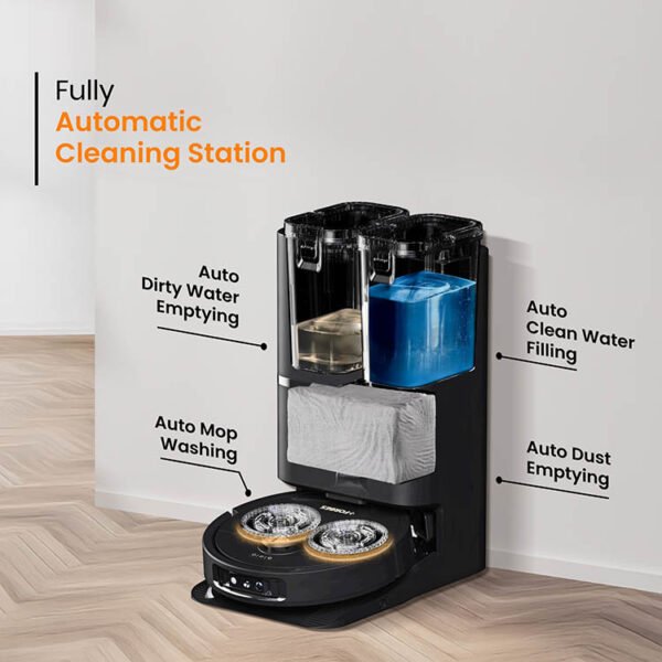 Forbes Smartclean with Fully Automatic Cleaning Station Robotic Vacuum Cleaner - Image 6