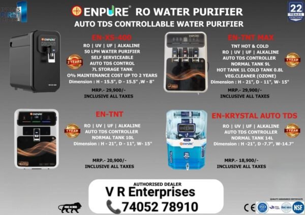 ENPURE TNT MAX (HOT/COLD/NORMAL WITH AUTO TDS CONTROLLER) - Image 2